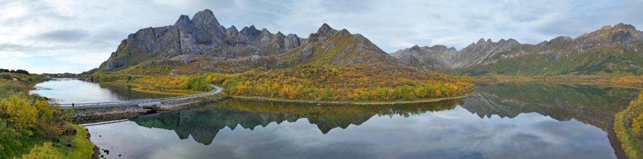Wildlife Panorama Lofoten Bostad Esterno foto